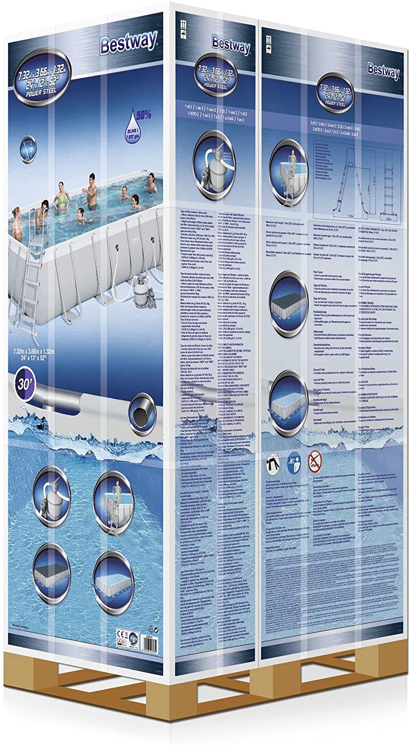 Bestway Power Steel Piscina power 732x366x132 cm