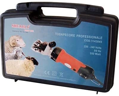 Tosatrice tosapecore cani professionale macchina taglia peli VOLT 230 WATT 350 + VALIGIA