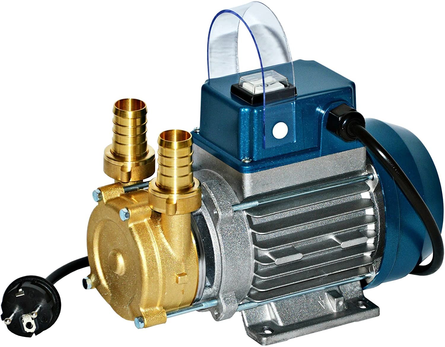 20 MM - 0,5 HP - ELETTROPOMPA BISENSO IN OTTONE POMPA TRAVASO LIQUIDI ACQUA